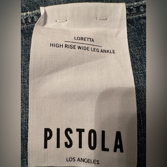 Pistola Loretta High Rise Wide Leg Ankle - NWT - Size 32 - Picture 9 of 16